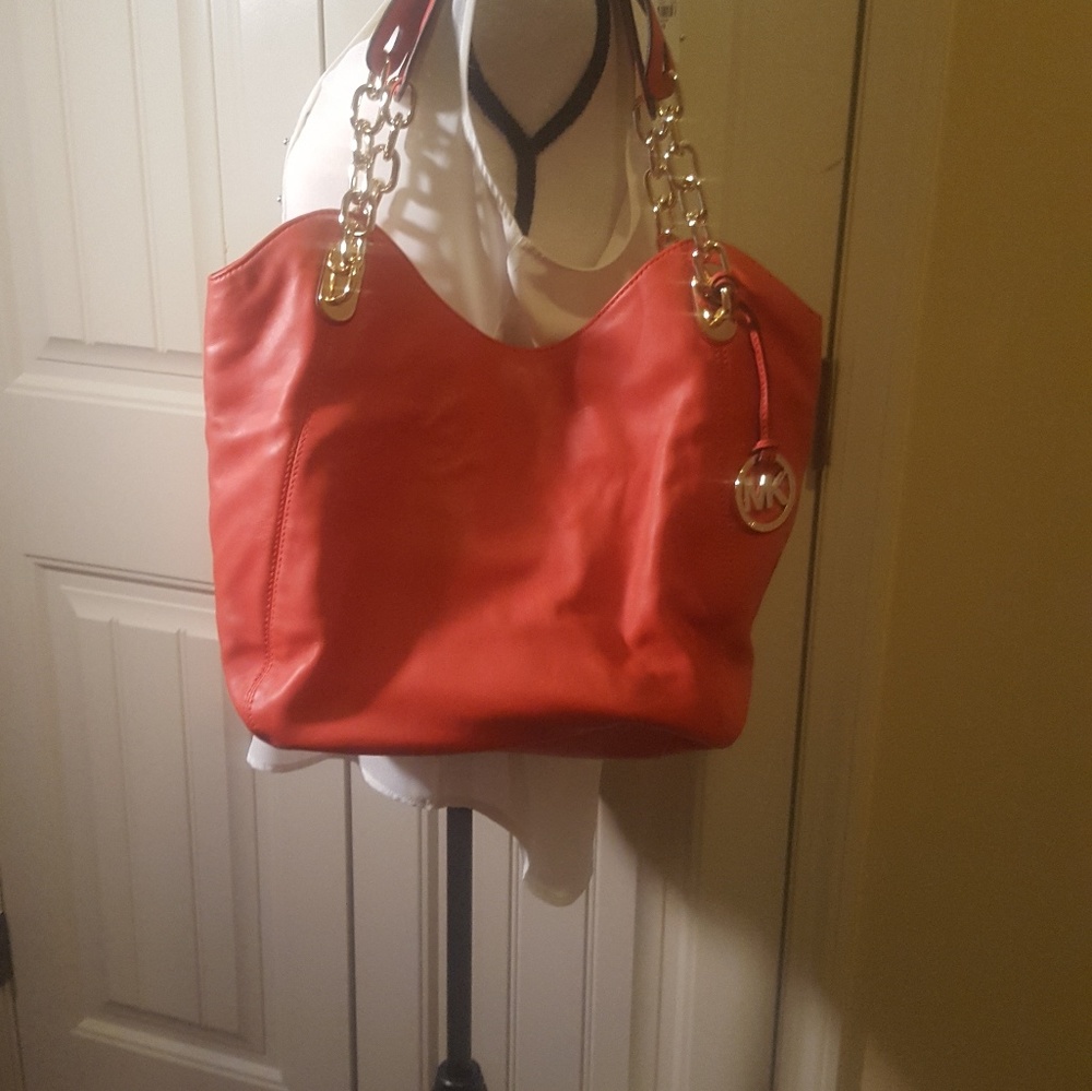 Michael Kors Tangerine Orange Hobo